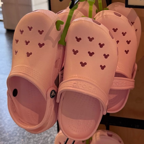 New Disney Parks Pink Mickey Mouse Crocs